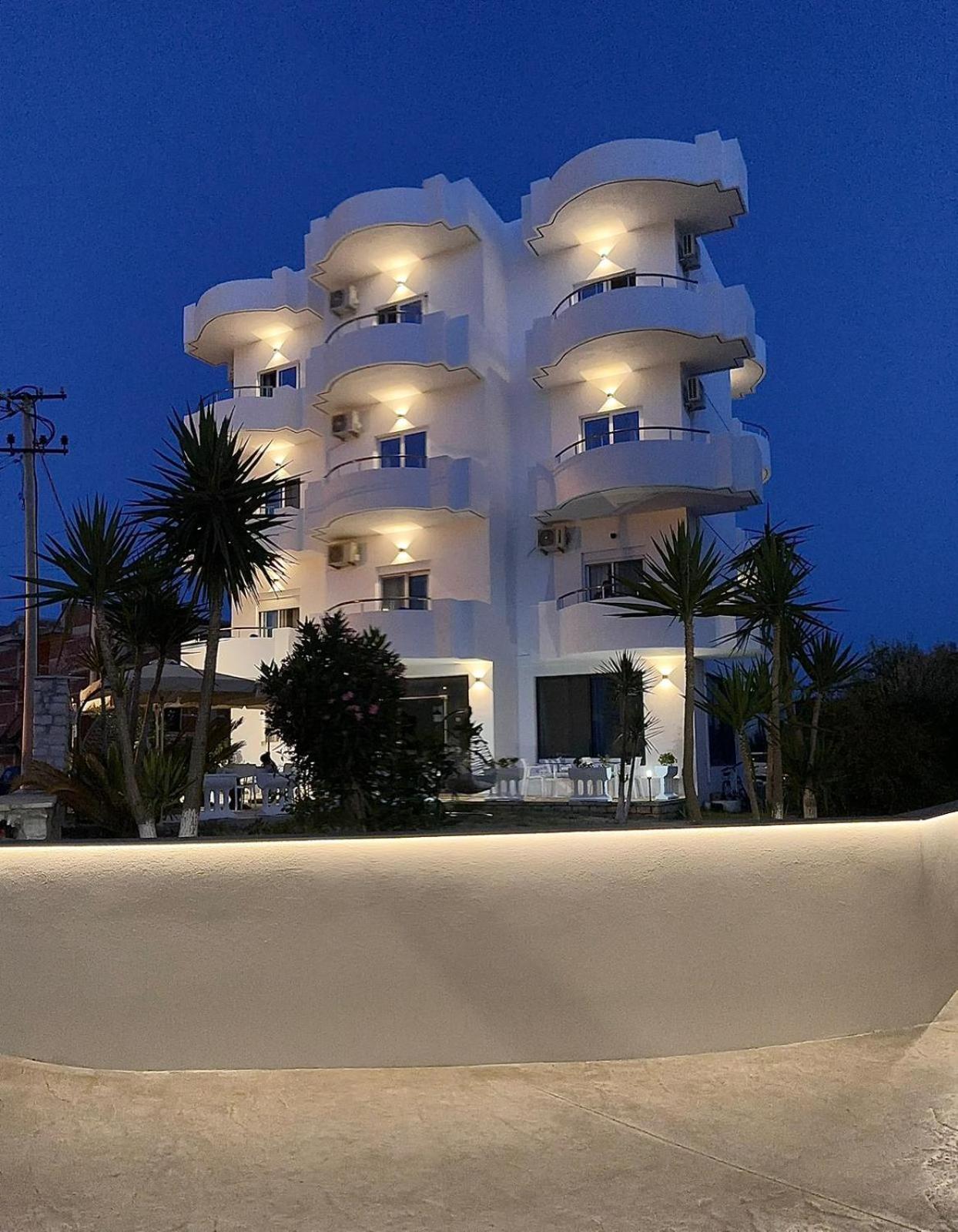 Hotel Belle Vue Ksamil Eksteriør bilde